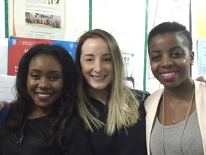 Daisy and Munashe with SWB's Dr Ida Whiteman